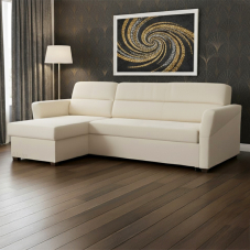 Malá sedací souprava LIVIA | 157x228 cm | LEVÁ | rozkládací na každodenní spaní | VÝBĚR TKANIN