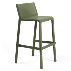 Barová židle Trill | VHODNÁ I NA VEN | zátěž do 150 kg | KVALITNÍ | agave zelená