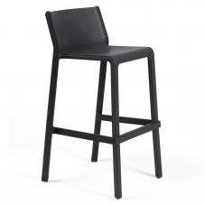 Barová židle Trill | VHODNÁ I NA VEN | zátěž do 150 kg | KVALITNÍ | antracite
