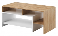 ALVA | konferenční stolek | 120x60 cm | dub grandson/bílá