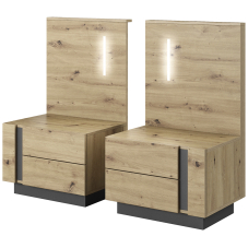Arco a | 2x noční stolek + osvětlení | artisan