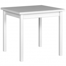 Jídelní stůl Max 9 - 80x80 cm | bílá | SKLADEM 1 ks