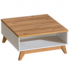 SVEN | konferenční stolek SV10 | 80,5x80,5 cm | borovice andersen/dub nash