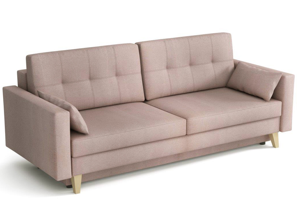 Pohovka Marina | 225 cm | rozkládací + úložný prostor | starorůžová