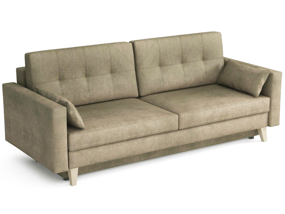 Pohovka Marina | 225 cm | rozkládací + úložný prostor | béžovošedá