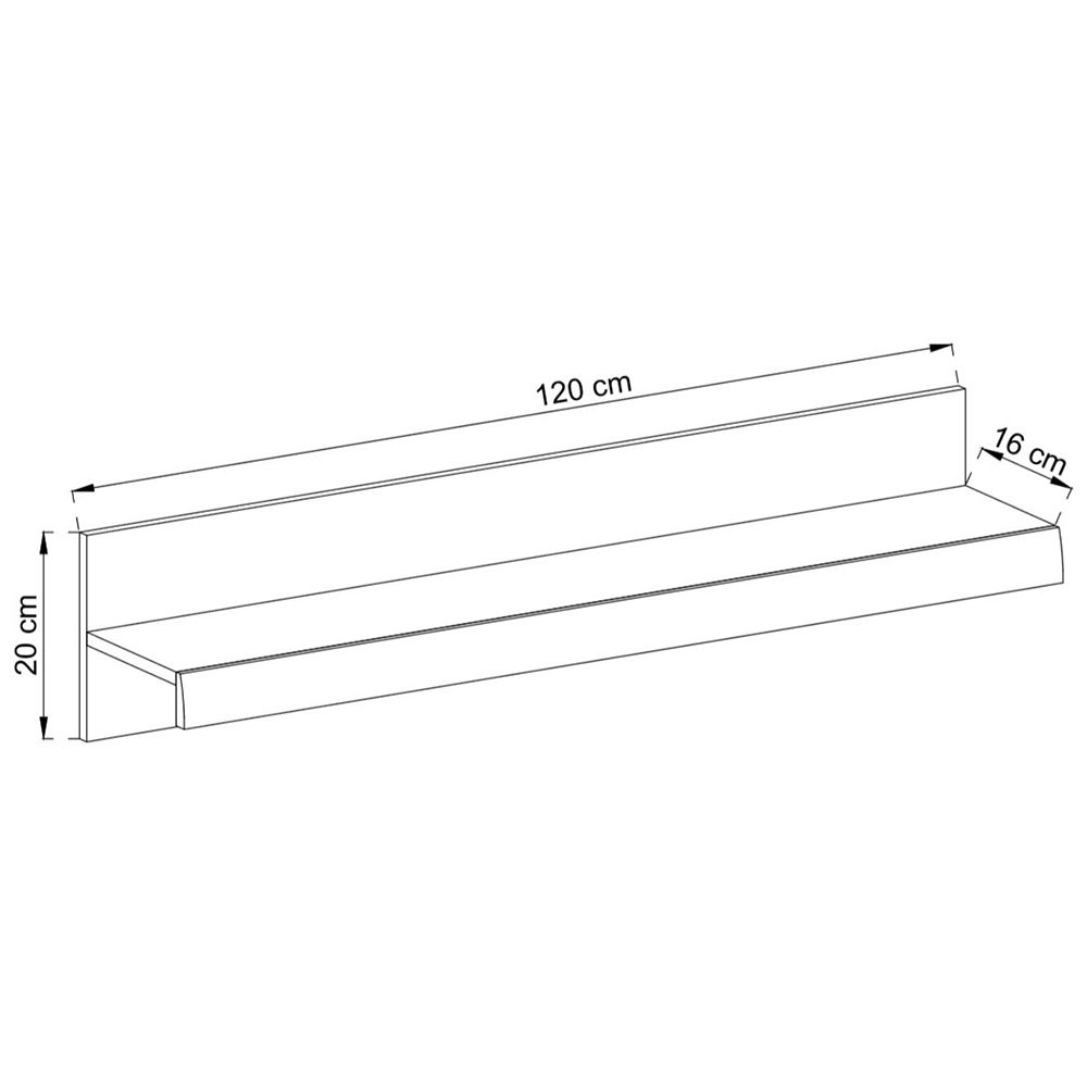Obývací stěna ALVARO | 6 dílů | trufla | VÝPRODEJ