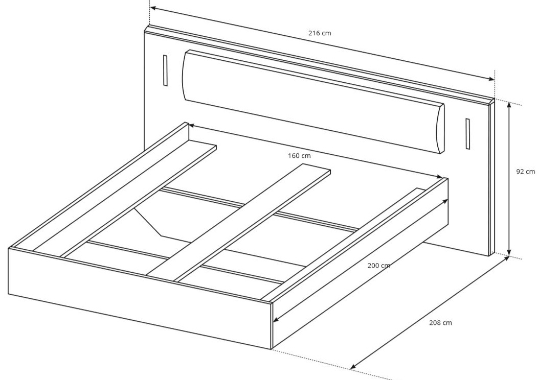 Ložnice Anders - sestava A