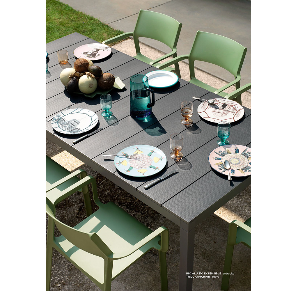 Křesílko Trill | VHODNÉ I NA VEN | zátěž do 150 kg | KVALITNÍ | bianco bílá