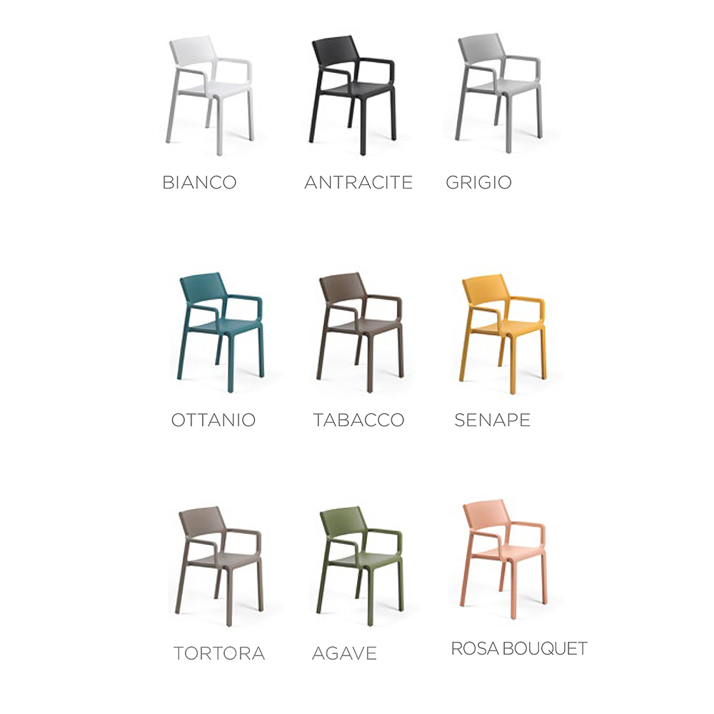 Křesílko Trill | VHODNÉ I NA VEN | zátěž do 150 kg | KVALITNÍ | bianco bílá