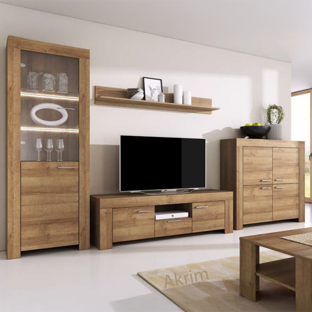 Obývací stěna SKY | 4 dílů | sestava B | 345 cm | riviera