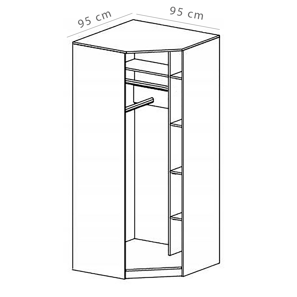 Skříňový systém Optimo A - sonoma
