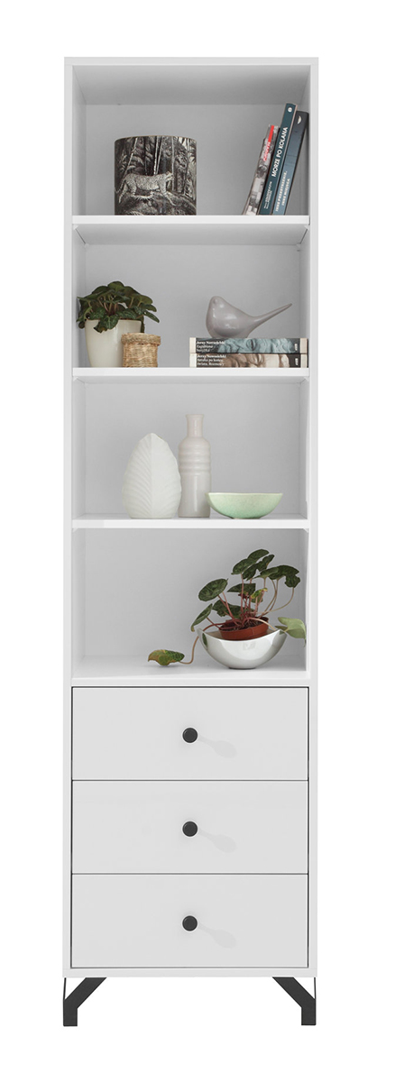 Obývací stěna Bergen B1 - bílá