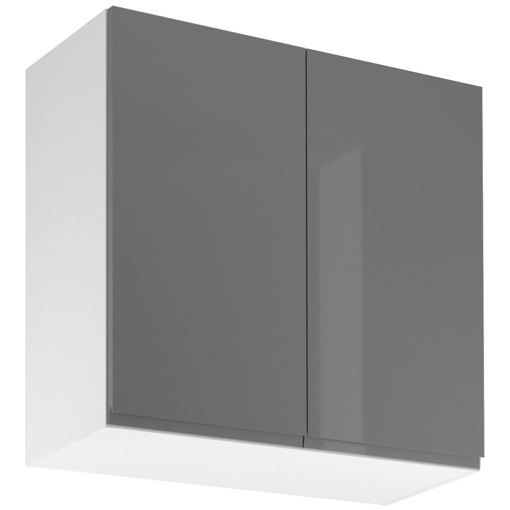 ASPEN gr | horní skříňka G80 | šedá lesk