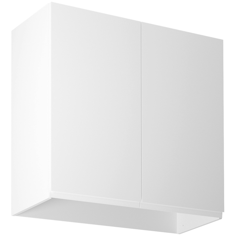 Aspen | horní závěsná skříňka s odkapávačem G80C | bílá lesk