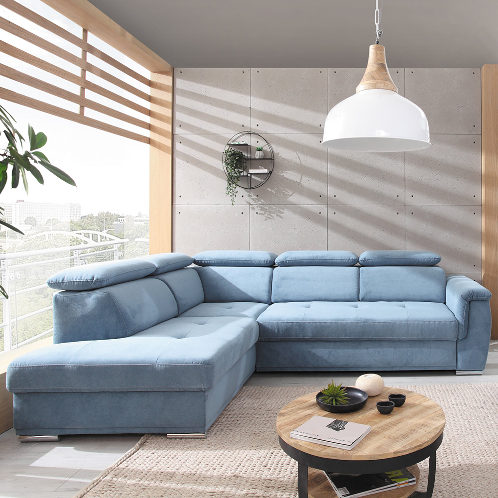 Sedací souprava UMBRIA II | 207x276 cm | rozkládací + úložný prostor | VÝBĚR LÁTEK