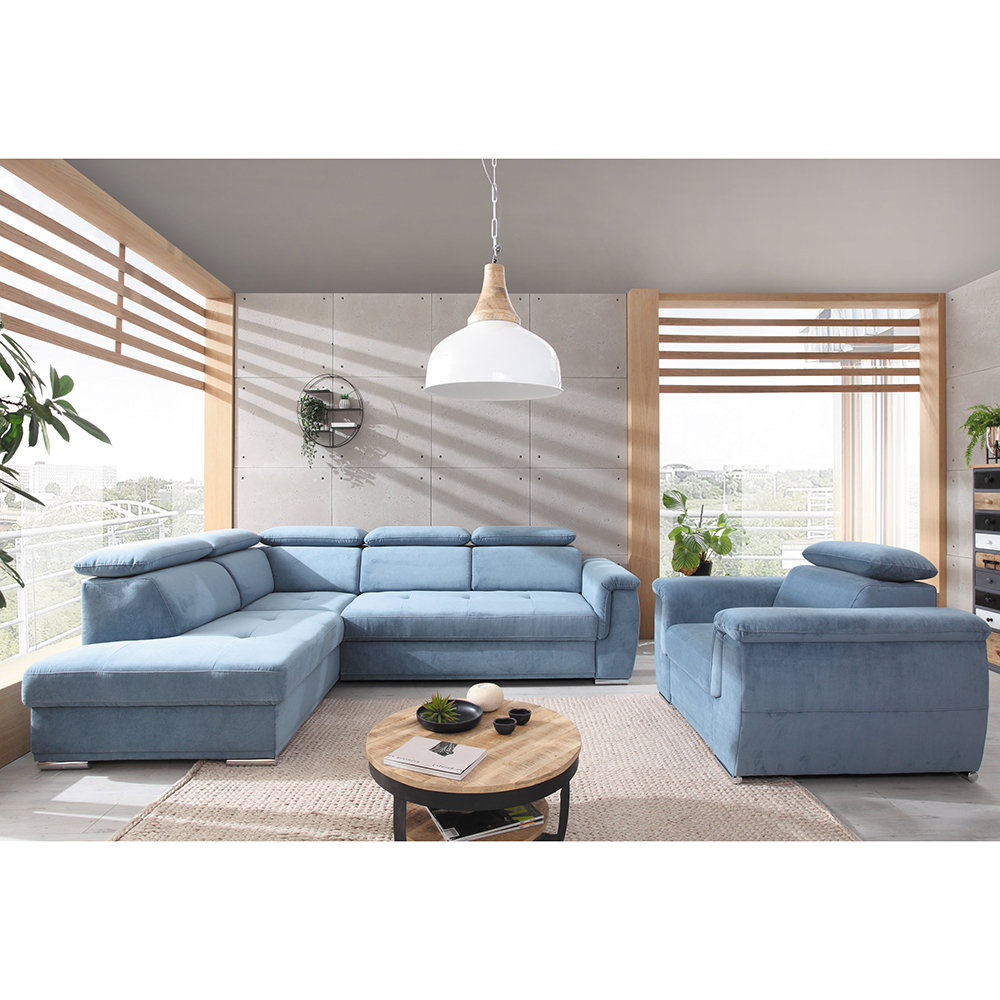 Sedací souprava UMBRIA II | 207x276 cm | rozkládací + úložný prostor | VÝBĚR LÁTEK