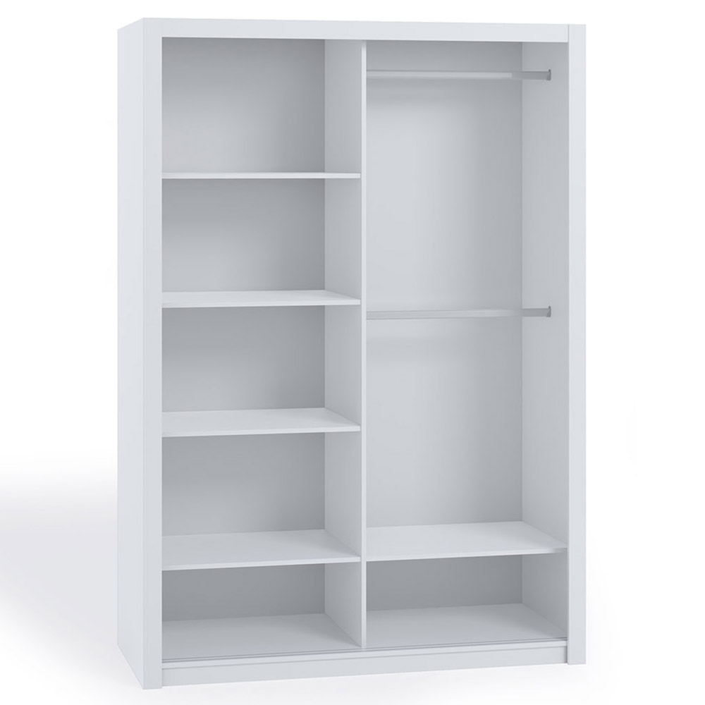 BONO b | šatní skříň | 120 cm | bez zrcadla | bílá