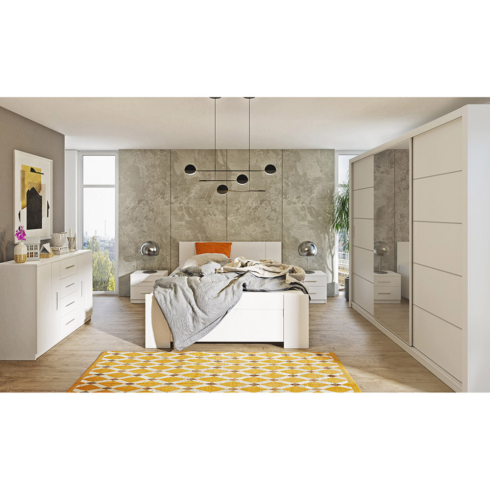 BONO b | šatní skříň | 120 cm | bez zrcadla | bílá