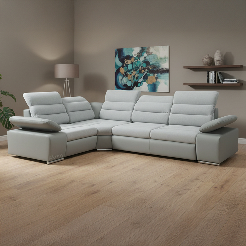 Sedací souprava KORFU MINI | 225x296 | nerozkládací + bez úložného prostoru | VÝBĚR TKANIN
