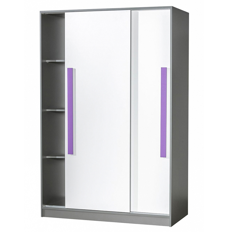 Git - šatní skříň posuvná 13 - fialová