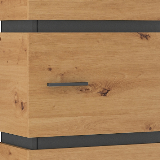 Komoda Faro 3S - tiché dovírání - dub artisan