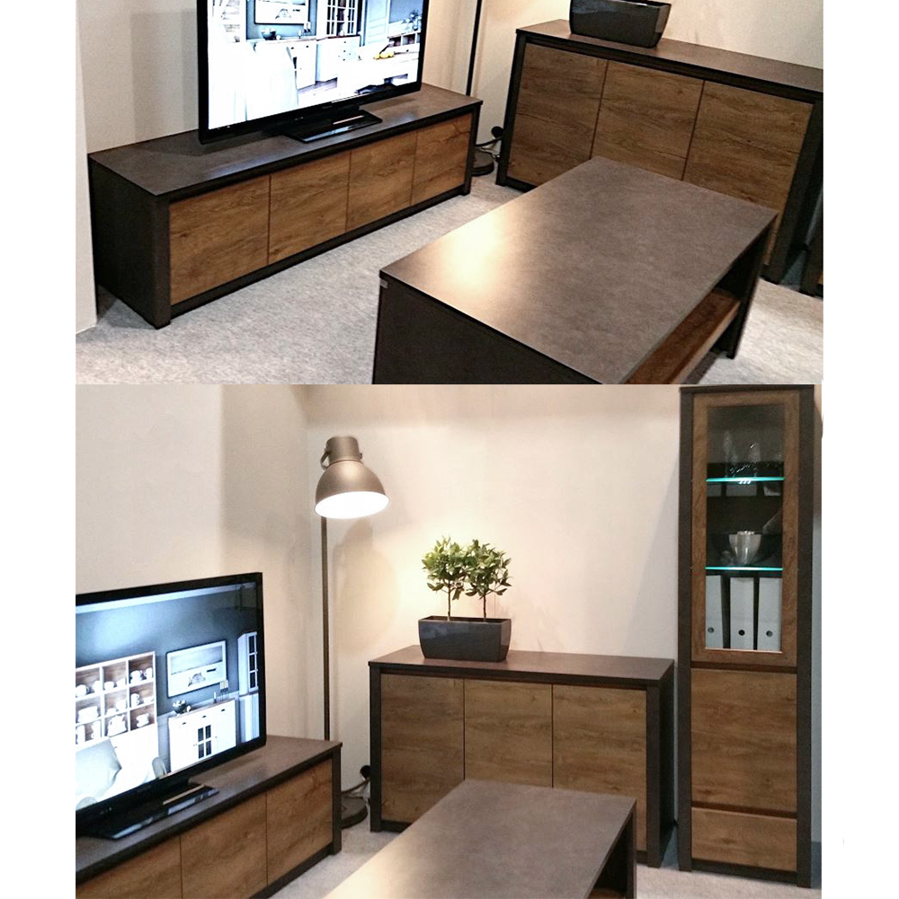 MONTANA s | šatní skříň S3D | 166 cm | lefkas/smooth grey