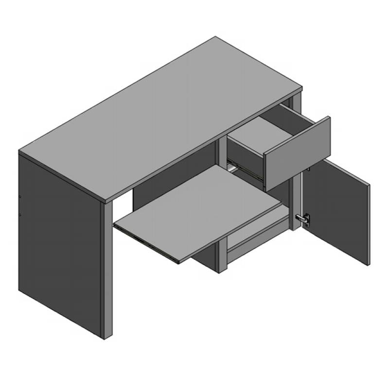 Montana - psací stůl B1 - dub trufla