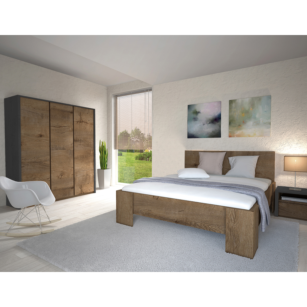 MONTANA s | jídelní stůl STW rozkládací | 160x90 cm | lefkas/smooth grey