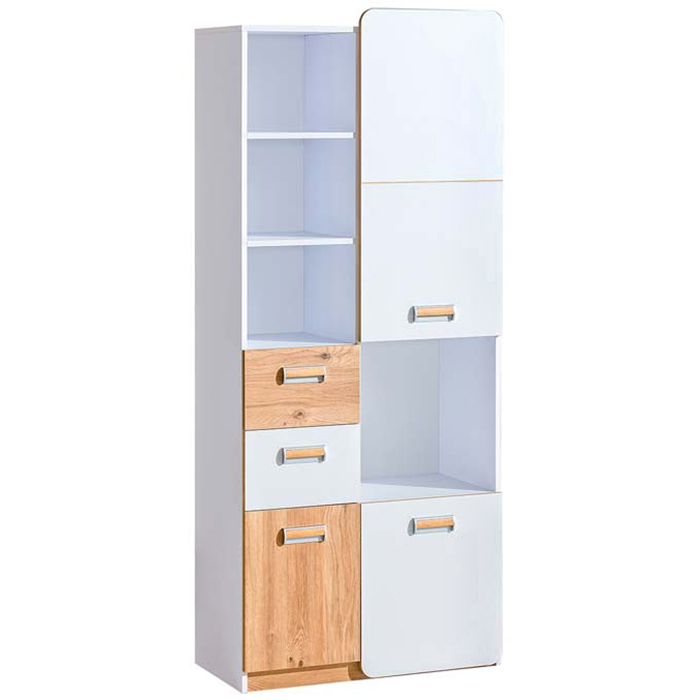 Dětský pokoj Lorento I - bílá brilantní/dub nash