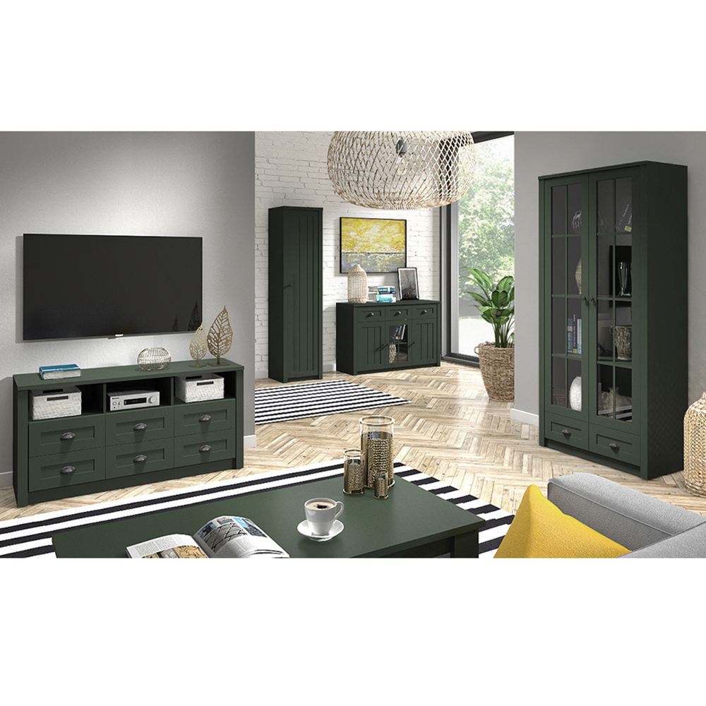 Provence | komoda K6S | zelená