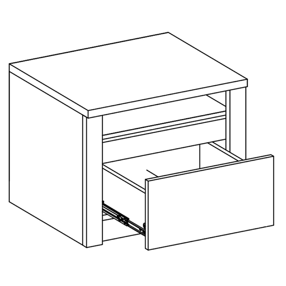Ložnice MONTANA d | 4 díly | spaní 160x200 cm | lefkas