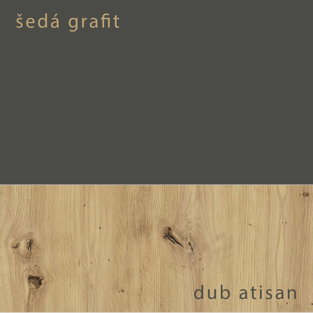 Arco a | dvoulůžko 160x200 cm + 2x noční stolek + osvětlení | artisan