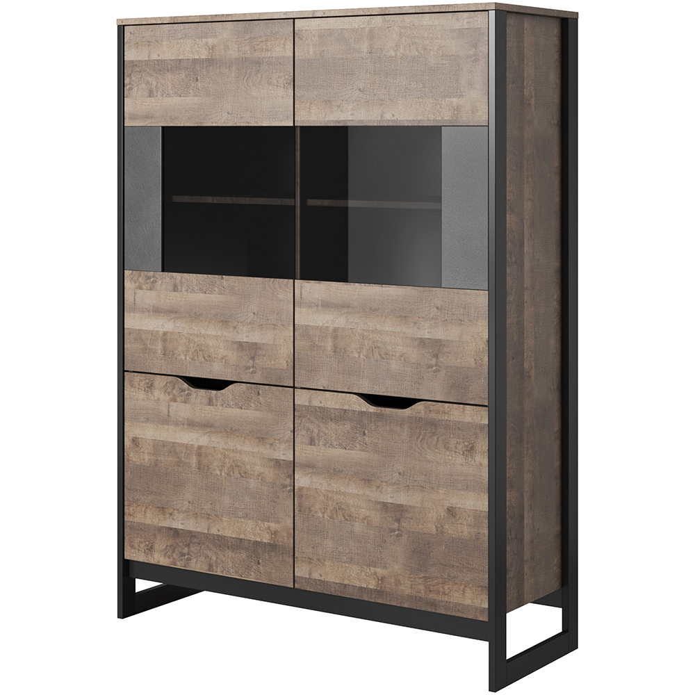 Obývací stěna ARDEN | 5 dílů | dub sand grange/matera