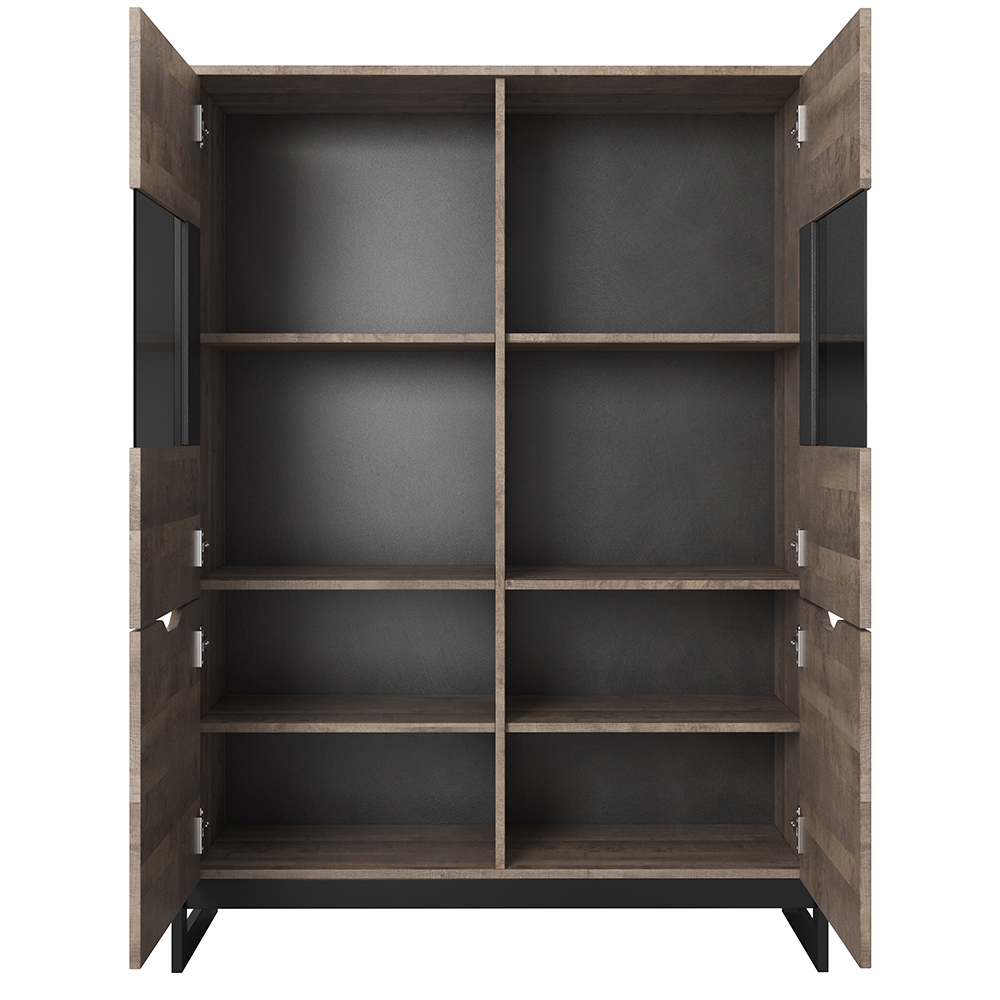 Obývací stěna ARDEN | 5 dílů | dub sand grange/matera