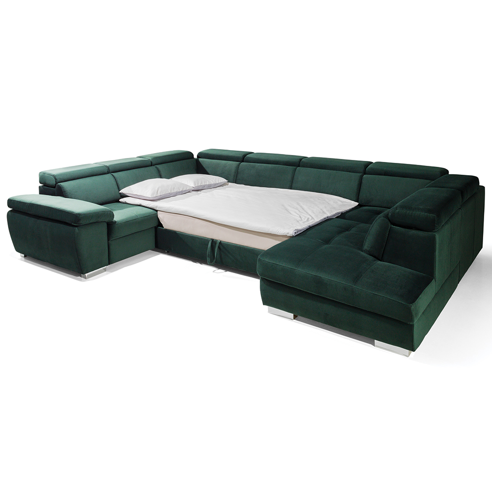 Sedací souprava ROSSO U | 256x350x225 | ROZKLÁDACÍ | levá | VÝBĚR TKANIN