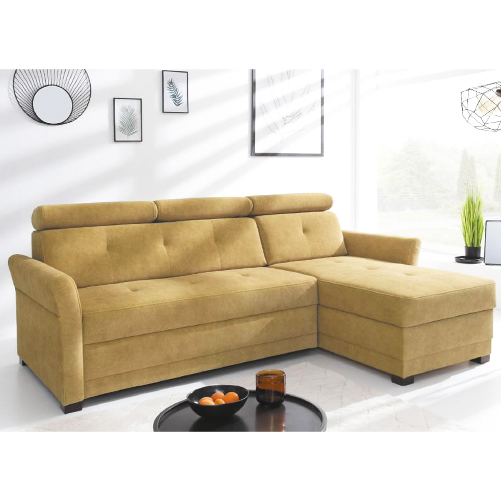 Sedací souprava HARRIS | 222x155 cm | rozkládací + úložný prostor | VÝBĚR TKANIN