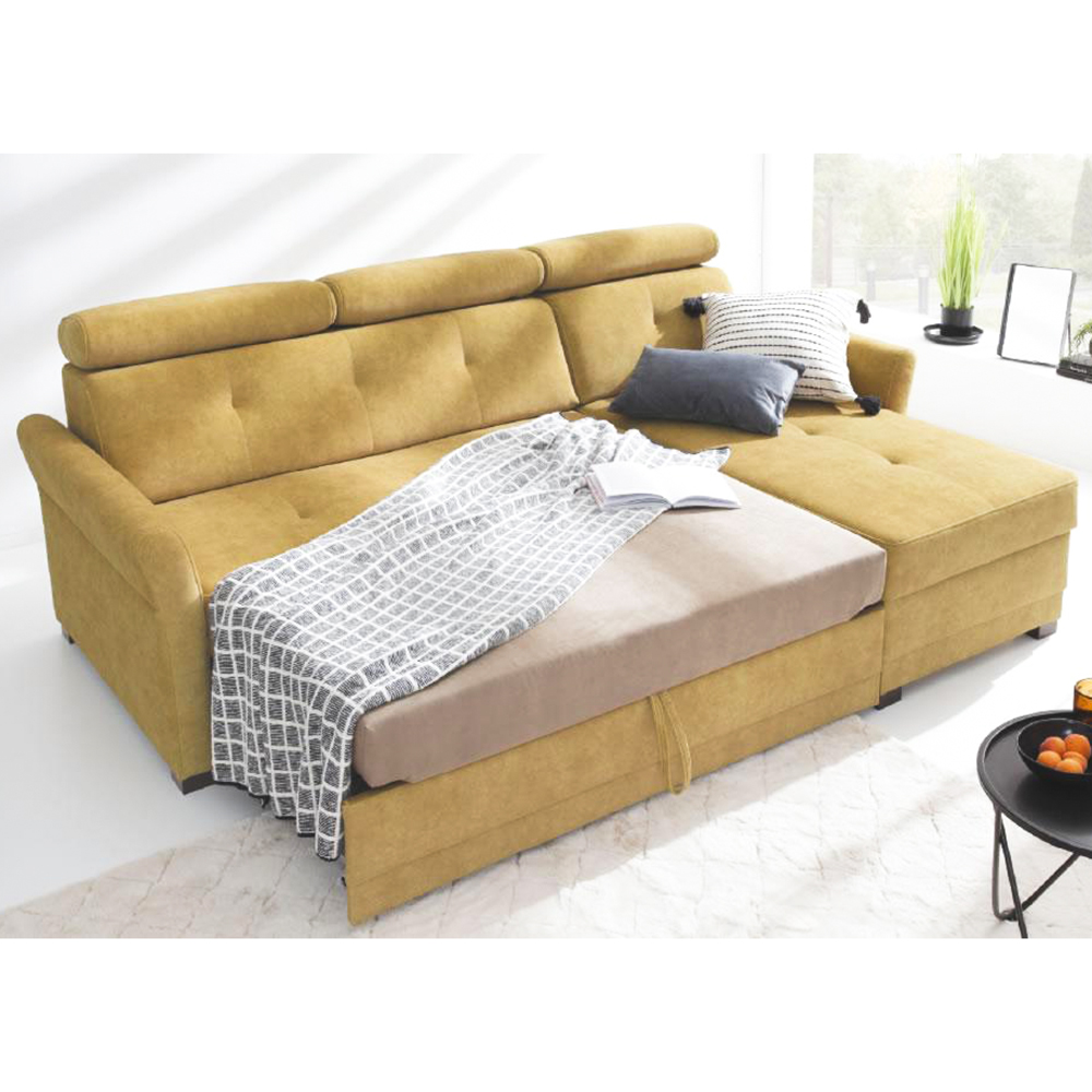 Sedací souprava HARRIS | 222x155 cm | rozkládací + úložný prostor | VÝBĚR TKANIN