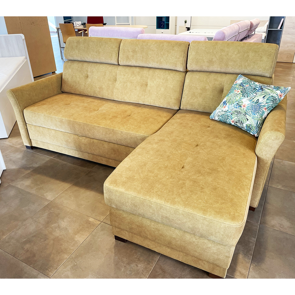 Sedací souprava HARRIS | 222x155 cm | rozkládací + úložný prostor | VÝBĚR TKANIN