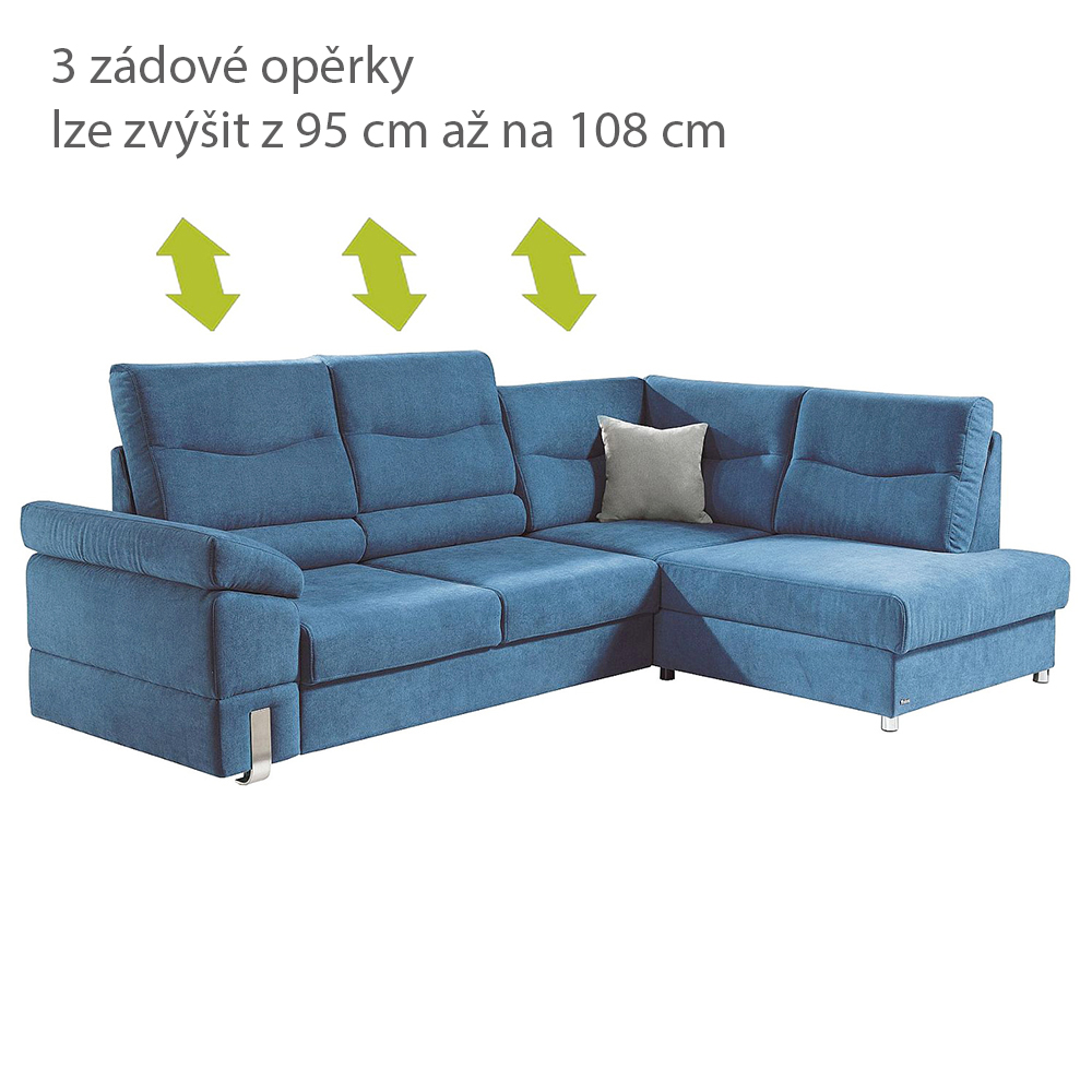 Sedací souprava SALSA TREND | 268x190 | každodenní spaní | VÝBĚR TKANIN