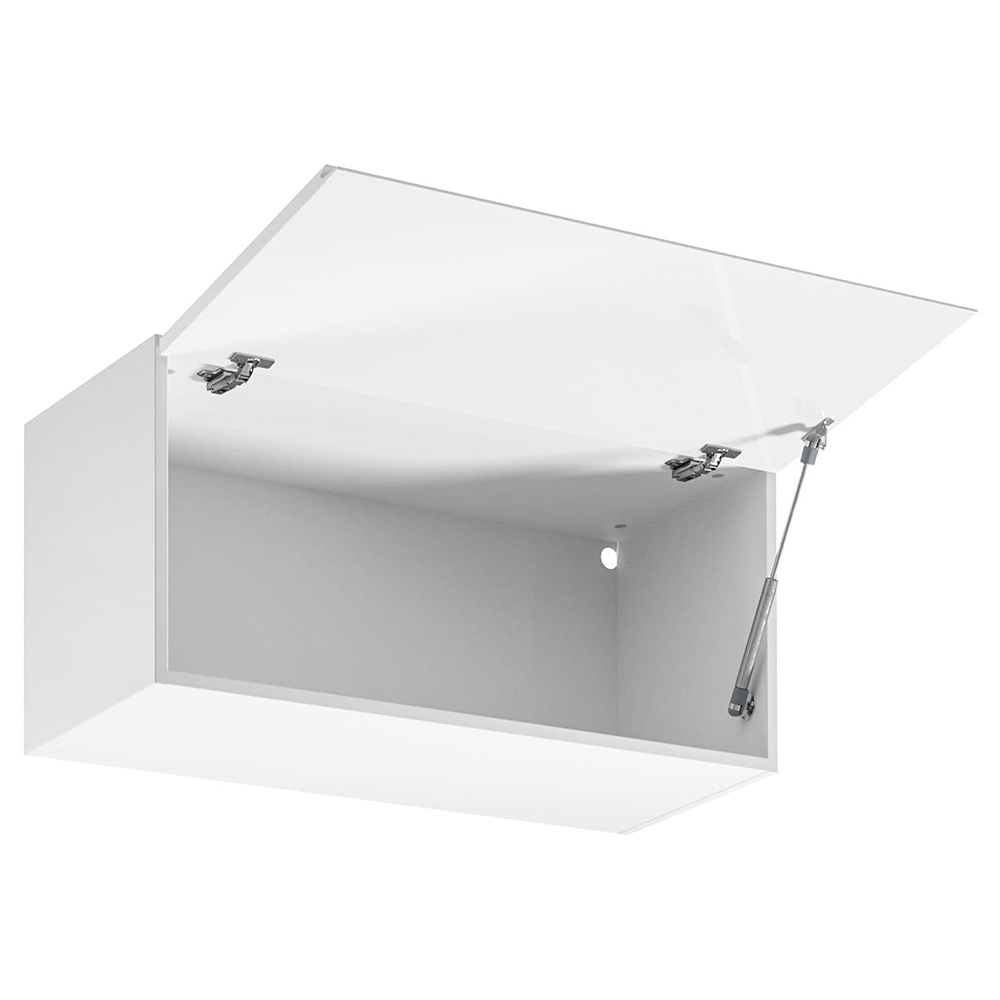 Kuchyňská linka ASPEN b | 180 cm + 340 cm | zásuvky METALBOX | SOKL v CENĚ | bílá lesk