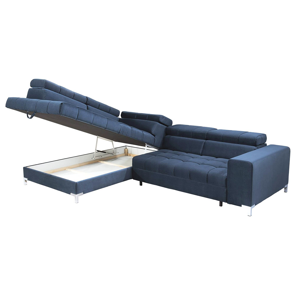 Sedací souprava ARTE | 200x284 cm | na každodenní spaní + úložný prostor | VÝBĚR TKANIN a NOŽIČEK