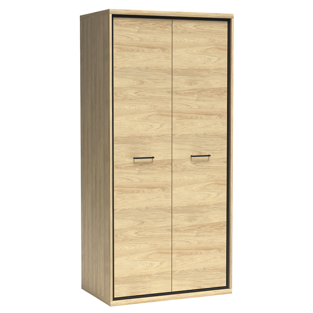 MEDIOLAN | šatní skříň M-1 | 92,2 cm | natural hikora