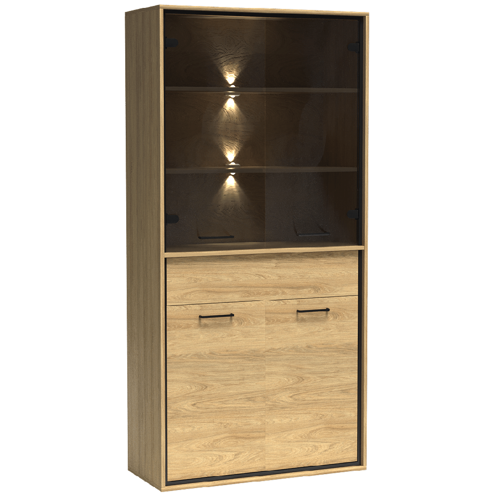 Mediolan - vitrína M3 - natural hikora