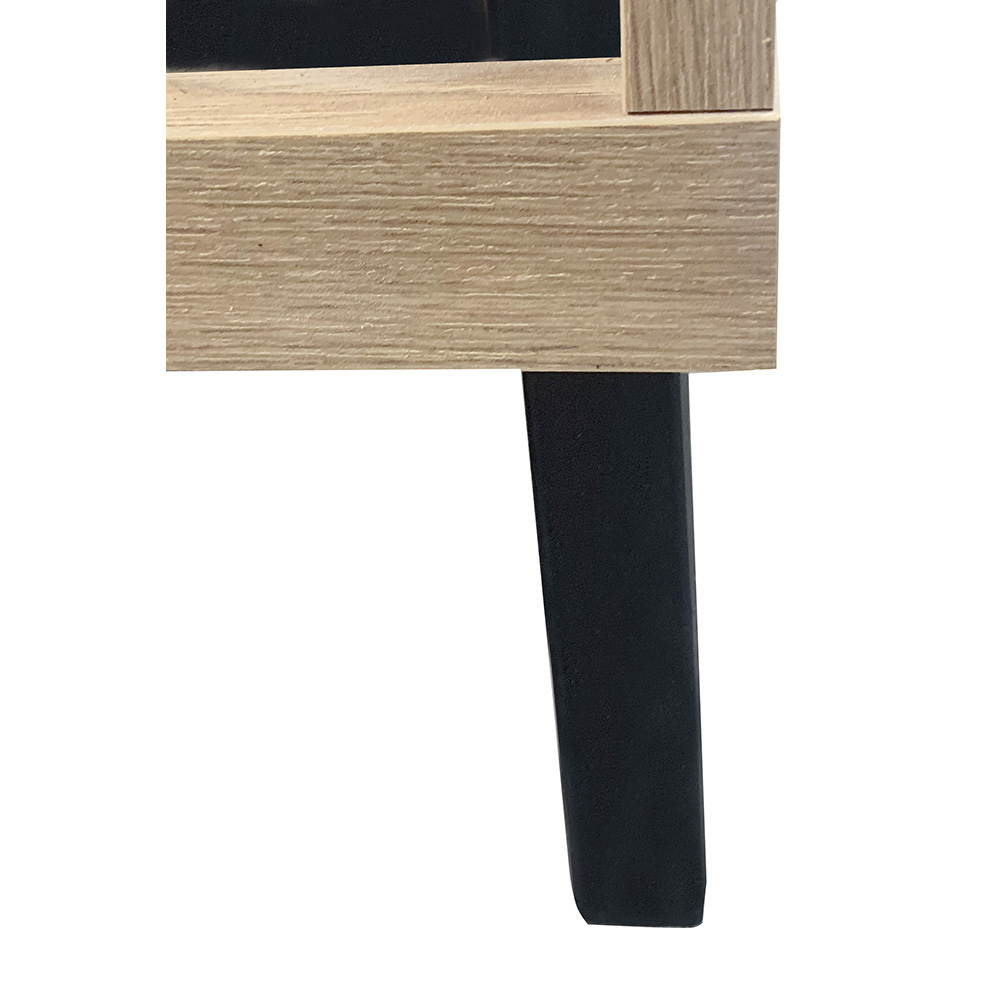 MEDIOLAN | šatní skříň M-14 rohová | 84,7x102 cm | natural hikora