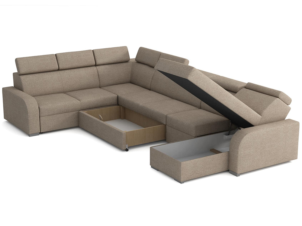 Sedací souprava OSLO - 2rR2P1LC - UNIVERZÁLNÍ - crown 18