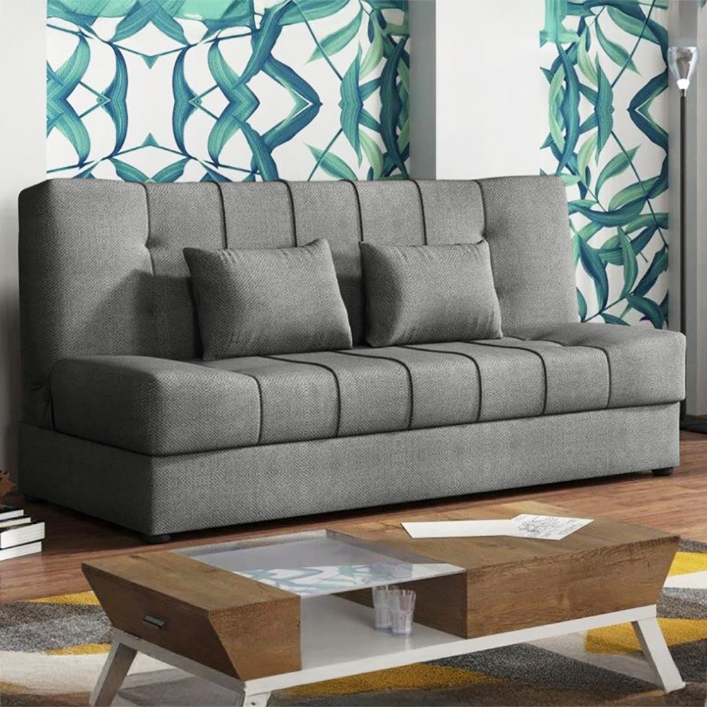 Pohovka Sonia | 194 cm | rozkládací + úložný prostor | enjoy 21 šedá