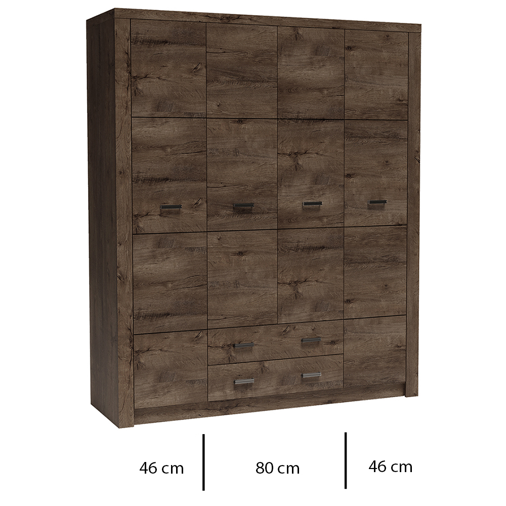 INDIANAPOLIS t | šatní skříň I-18 | jasan tmavý