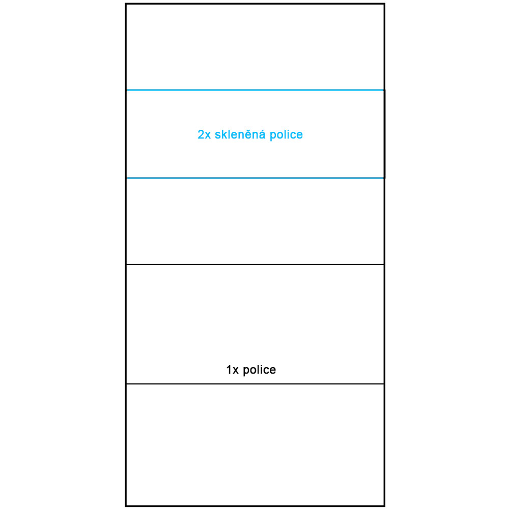 INDIANAPOLIS k | vitrína I-3 | kraft bílý