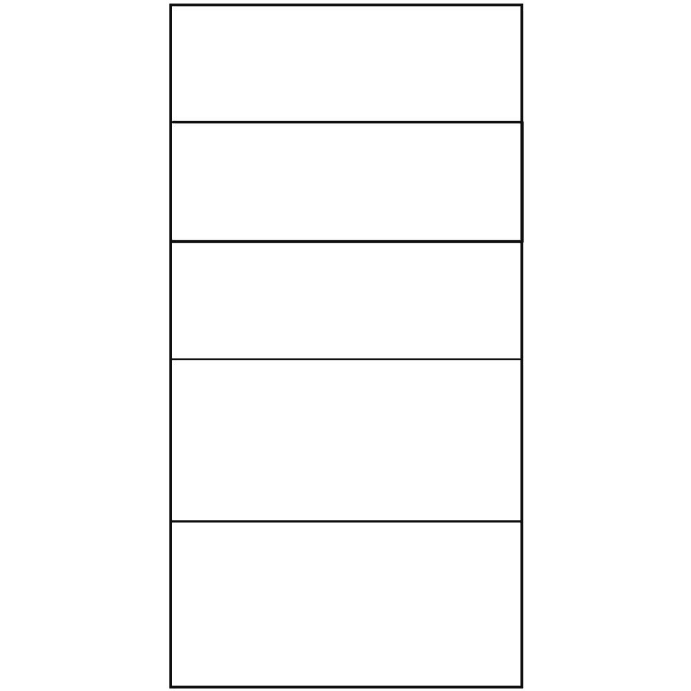 INDIANAPOLIS k | regál I-5 | kraft bílý