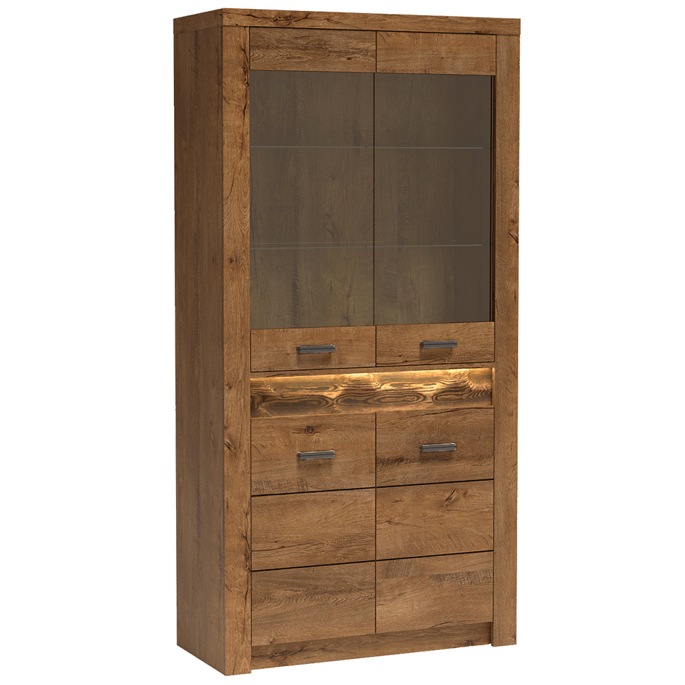 INDIANAPOLIS s | vitrína I-3 | 96 cm | jasan světlý